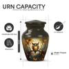 Yatskia Owl Large Urns for Human Ashes, Funeral Urns for Adult Ashes Men and Women, Memorial Urns and Keepsakes for Ashes (Classic 10 Inch & 3 Inch) view 3