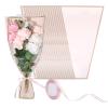 100pcs Flower Wrapping Paper Bouquet, Pink Flower Bouquet Wrapping Paper Flower Bags Kraft Bouquet Holder Flower Bar Supplies, Wrapping Sleeve for Graduation Wedding Birthday Gifts 17.1x11.1x3.54Inch view 1