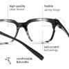 CHOFILORD Ladies Reading Glasses Blue Light Blocking Spring Hinge Computer Readers, Fashion Eyeglasses for Women Men (MIxed, 2.75, x) view 4