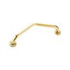European Vintage Brass Grab Bar Wall-Mounted Bathroom Handrail for Elderly, Non-Slip Toilet & Shower Handle, 45cm view 2