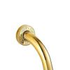 European Vintage Brass Grab Bar Wall-Mounted Bathroom Handrail for Elderly, Non-Slip Toilet & Shower Handle, 45cm view 3
