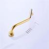 European Vintage Brass Grab Bar Wall-Mounted Bathroom Handrail for Elderly, Non-Slip Toilet & Shower Handle, 45cm view 4