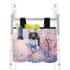 Luarisgur Butterfly Cherry Blossom Walker Organizer Pouch with Cup Holder Multi Pockets Hand-Free Carry Wheelchair Basket Pouch Accessories Bag for Walker Carry Accessories (Not Fit Rollator Walkers) view 1