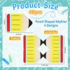 100 PCS Pencil Shaped Paper Napkins Welcome Back to School Yellow Guest Napkins School Season Disposable Paper Hand Towels for First Day of School Party Supplies Teacher Classroom Table Decoration view 2