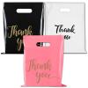 100pcs Thank You Merchandise Bag 3 Colors Party Candy Biscuit Bag for Birthday, Baby Shower, Wedding, Christmas & Retirement (5.9 * 7.9 inches) (3 colors) view 1