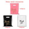 100pcs Thank You Merchandise Bag 3 Colors Party Candy Biscuit Bag for Birthday, Baby Shower, Wedding, Christmas & Retirement (5.9 * 7.9 inches) (3 colors) view 2
