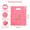100pcs Thank You Merchandise Bag 3 Colors Party Candy Biscuit Bag for Birthday, Baby Shower, Wedding, Christmas & Retirement (5.9 * 7.9 inches) (3 colors) view 3