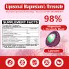 2 Pack Liposomal Magnesium Threonate High-Potency 3000mg Gummies,Liposomal Enhance 98% Absorption,Magnesium L-Threonate Supplements, Muscle & Bone Wellness for Kids & Adults view 2