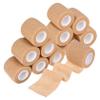 12 Rolls of Self-Adhesive Cohesive Bandages Flexible Elastic Wraps for Sports and Use Breathable and Comfortable Adhesive Tape view 1