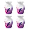 Yatskia Raven Small Urn for Ashes Adult Male and Female, Mini Funeral Urns for Adult Ashes Men and Women Cremation Container (Classic Pack of 4, 3 Inch) view 1