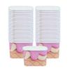 Coppetta 12 Ounce Dessert Cups, 50 Greaseproof Ice Cream Cups - Lids Sold Separately, For Hot And Cold Foods, Vanilla Strawberry Swirl Paper Yogurt Bowls, Disposable, Sturdy - Restaurantware view 2