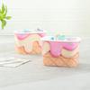 Coppetta 12 Ounce Dessert Cups, 50 Greaseproof Ice Cream Cups - Lids Sold Separately, For Hot And Cold Foods, Vanilla Strawberry Swirl Paper Yogurt Bowls, Disposable, Sturdy - Restaurantware view 3