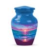 Casketique Beach Small Keepsake Urns for Ashes - Large Urn for Ashes for Women - Adult Male Urn for Ash - Blue Cremation Urns for Ash Set of 5 - Container for Loved Ones - 10 & 3 Inch view 2