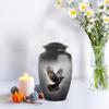 Crow Mini Ashes Container for Human Remains, Small Cremation Urn for Brother & Sister, Large Urns for Ash, Keepsake Urn for Family, Burial & Funeral Urns, 10 & 3" Set of 5 view 4