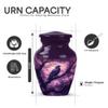 Yatskia Raven Mini Urns for Human Ashes Male and Female, Burial Urns for Adult Human Ashes Keepsake Container (Classic 10 Inch & 3 Inch) view 3