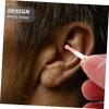GOOHOCHY 5pcs Replaceable Ear Cleaning Spoon Head Earwax Remover Tips Ear Spoon Accessory Compact Supplies view 3