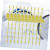 VERDANVERSE 20pcs Hawaiian Decorative Paper Straws for Party BBQ and Luau Theme Decorations Drinking Straws in Lemon Design view 3