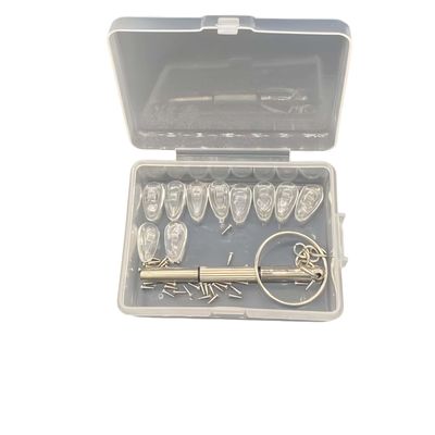 5 Pairs of Glasses Nose Pads with Screw in airbags, Silicone Anti Slip Nose Pads, Screws and Screwdrivers (5 Pairs)