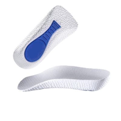 Memory Foam Height Increase Insoles for Men Women Shoes Flat Feet Arch Support Insoles Sneakers Heel Lift Shoe Pads(White,2.5cm)