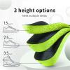 Memory Foam Height Increase Insoles for Men Women Shoes Flat Feet Arch Support Insoles Sneakers Heel Lift Shoe Pads(White,2.5cm) view 3