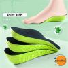 Memory Foam Height Increase Insoles for Men Women Shoes Flat Feet Arch Support Insoles Sneakers Heel Lift Shoe Pads(White,2.5cm) view 4