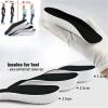Memory Foam Height Increase Insoles Men Women Shoes Flat Feet Arch Support Insoles Sneakers Heel Lift Shoe Pads(Grey,3.5 cm) view 3