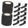 12 Rolls Self Bandage Tape of Flexible Fabric for Muscle Injury for Sports Finger Ankle and Knee Use view 1