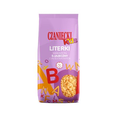 Czaniecki Pasta 5 Eggs (3 - PACK (3 x 250g), Letter (Literki))