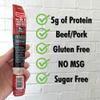 Jerky.com Hot Beef and Pork Jerky Meat Sticks 26 Pack (24 + 2 Bonus) | 5g Protein, 90 Calories, Gluten-Free, Individually Wrapped, Keto Friendly, Low Carb Snack | Delicious Smoked Beef Jerky Sticks | Gifts for Men view 2