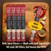 Jerky.com Hot Beef and Pork Jerky Meat Sticks 26 Pack (24 + 2 Bonus) | 5g Protein, 90 Calories, Gluten-Free, Individually Wrapped, Keto Friendly, Low Carb Snack | Delicious Smoked Beef Jerky Sticks | Gifts for Men view 3