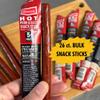 Jerky.com Hot Beef and Pork Jerky Meat Sticks 26 Pack (24 + 2 Bonus) | 5g Protein, 90 Calories, Gluten-Free, Individually Wrapped, Keto Friendly, Low Carb Snack | Delicious Smoked Beef Jerky Sticks | Gifts for Men view 4