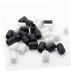Ipetboom 200Pcs Adjustable Silicone Mask Buckles for Ear Protection Slip Ear Hooks Black White Mask Regulators for Running Cycling and Outdoor Activities view 2