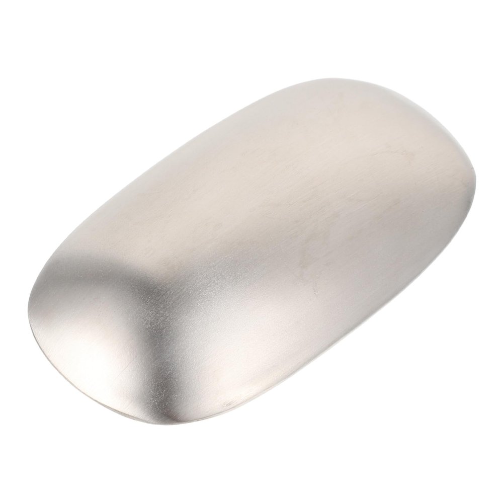 Beaupretty 1Pc Stainless Steel Odor Remover Soap Bar Silver Tool for Eliminating Unwanted Smells for Kitchen Use After Onions Fish Garlic Smooth Surface for Safe Handling