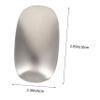 Beaupretty 1Pc Stainless Steel Odor Remover Soap Bar Silver Tool for Eliminating Unwanted Smells for Kitchen Use After Onions Fish Garlic Smooth Surface for Safe Handling view 2