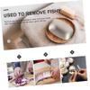 Beaupretty 1Pc Stainless Steel Odor Remover Soap Bar Silver Tool for Eliminating Unwanted Smells for Kitchen Use After Onions Fish Garlic Smooth Surface for Safe Handling view 3