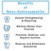 100% Pure Nano Hydroxyapatite Tooth Powder Enamel Remineralization Support, Fluoride-Free Toothpaste Additive for Sensitivity & Cavity Defense, Pure HAp Powder 120 Grams Clinical/Food Grade. view 4