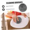 Stainless Steel Ball Scrubber 8Pcs Silver for Kitchen Dishes view 3