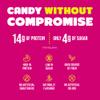 Protein Candy | 12-Pack | Low Sugar Candy | Whey Protein Isolate Snacks | A Good Source of Fiber | No Artificial Flavors or Colors | Gluten-Free | Made in the USA | Classic Fruit view 2