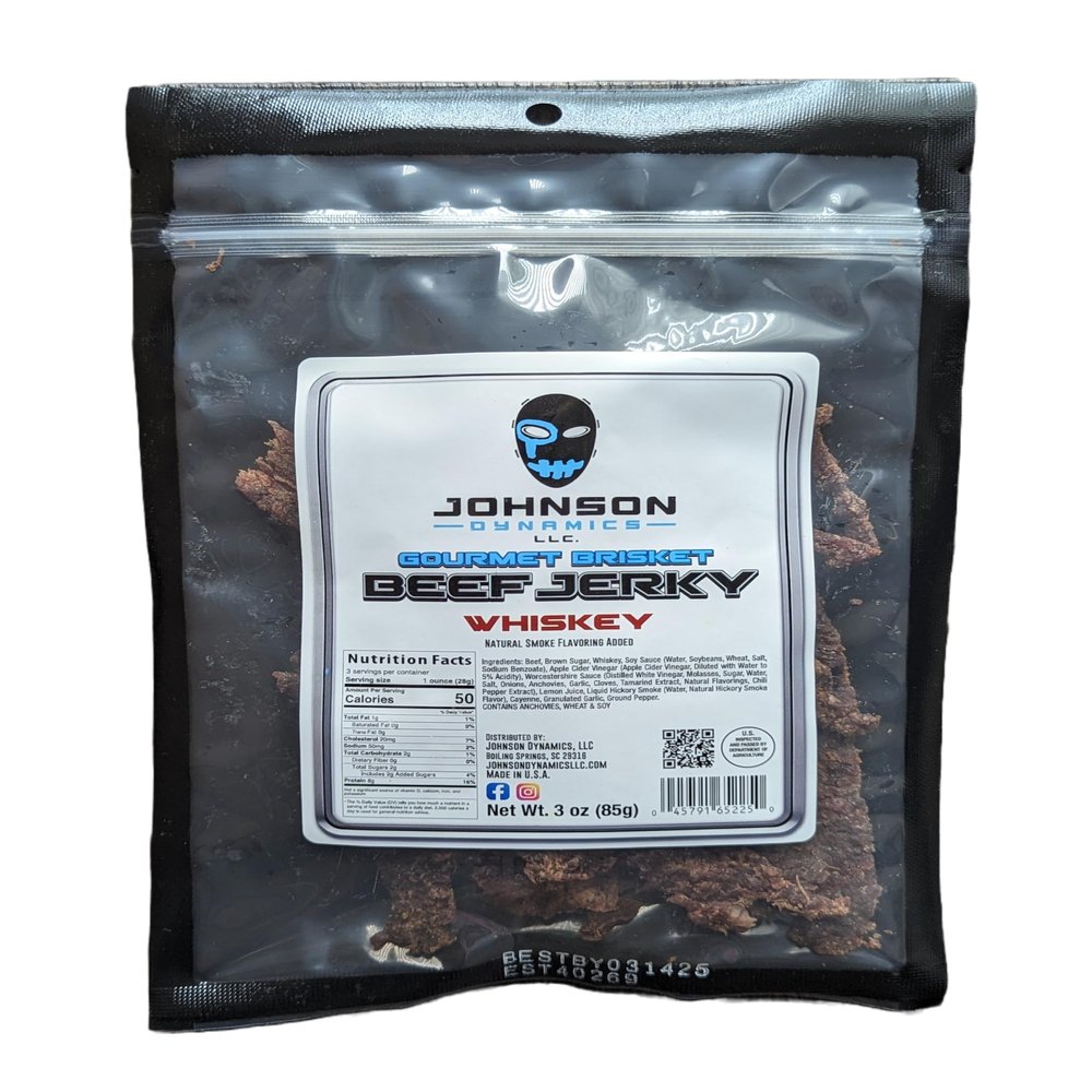 Gourmet Brisket Beef Jerky-Whiskey Flavor
