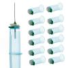 100-Pack Transparent Needle Holder with Lock (Without Lancet), Disposable Medical Training Tool view 1