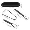 VICASKY 1 Set Tongue Scraper For Fresh Breath: Stainless Steel Tongue Cleaning Tool - Oral Care Product Scrubber - Bad Breath Treatment Supply view 2