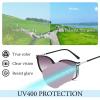 AOOLIA Large Reading glasses Sunglasses for Women Men, TR90 Metal Stylish UV400 Reader Eyewear for Outdoor Beach Travel Driving (Black, 4, x) view 4