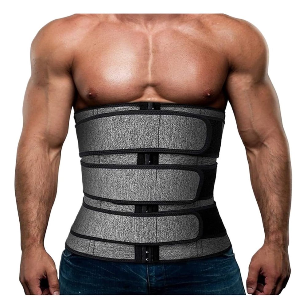 BIOMICE Waist Support Waist Trainer Trimmer Tummy Control Shapewear Neoprene Sweat Belt Slimming Shaper Lumbar Support Belt(G,XX-Large)