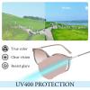 Large Reading glasses Sunglasses for Women Men, TR90 Metal Stylish UV400 Reader Eyewear for Outdoor Beach Travel Driving (Dark Amber, 3, x) view 4
