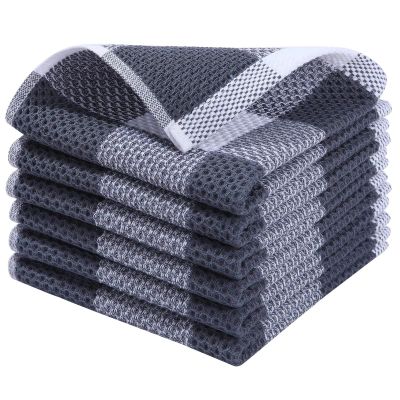 OHZI3Q Dishcloth for Kitchen Towel Home Ultra Soft Absorbent Dish Cloth Reusable Clean Tool Microfiber Kitchen Towel for Cleaning(Color9)