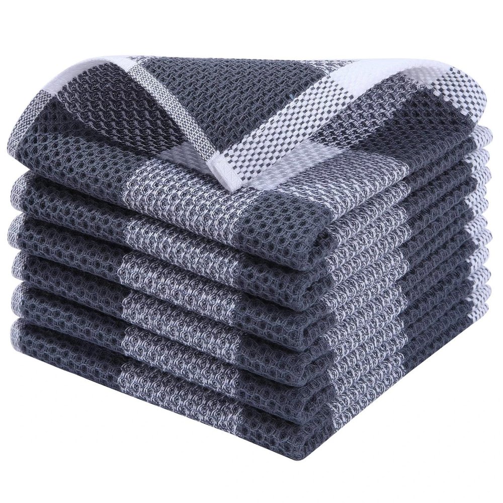 OHZI3Q Dishcloth for Kitchen Towel Home Ultra Soft Absorbent Dish Cloth Reusable Clean Tool Microfiber Kitchen Towel for Cleaning(Color9)
