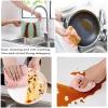 OHZI3Q 1/5/10pcs Microfiber Towels - Absorbent Kitchen Cleaning Cloths for Non-Stick Oil, Dish Rags, and Tableware for Cleaning(1pcs) view 3