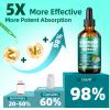 2 Pack Soursop Bitters Liquid 10-in-1 with Ashwagandha, Black Seed Oil & Turmeric, Gotu Kola for Immune Support, Gut Health, Cell Regeneration & Antioxidant, Vegan, Non-GMO, Sugar-Free view 4