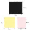 OHZI3Q 20/50pcs Polish Polishing Cloth Silver Color Cleaning Polishing Cloth Soft Clean Wipe Wiping Cloth for Silver Gold Jewelry Tool for Cleaning(Mixed Color 50PCS,10x10cm) view 2
