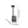 harayaa Hands Free Hair Dryer Stand Hairdryer Storage Rack Styling Tool Adjustable Blower Bracket for Bathroom Daily Use Pet Grooming, Gray view 4